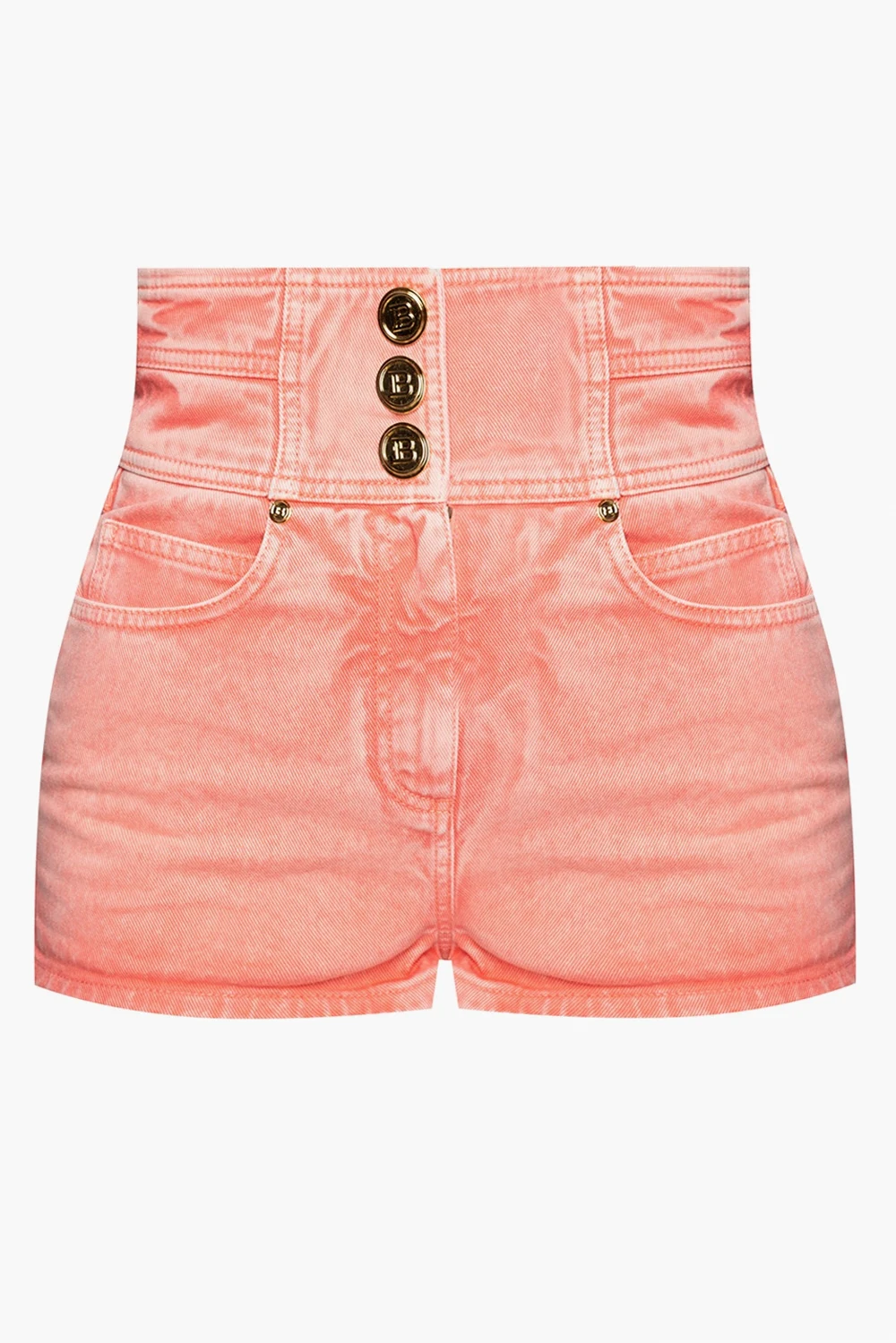 PINK High-waisted denim shorts