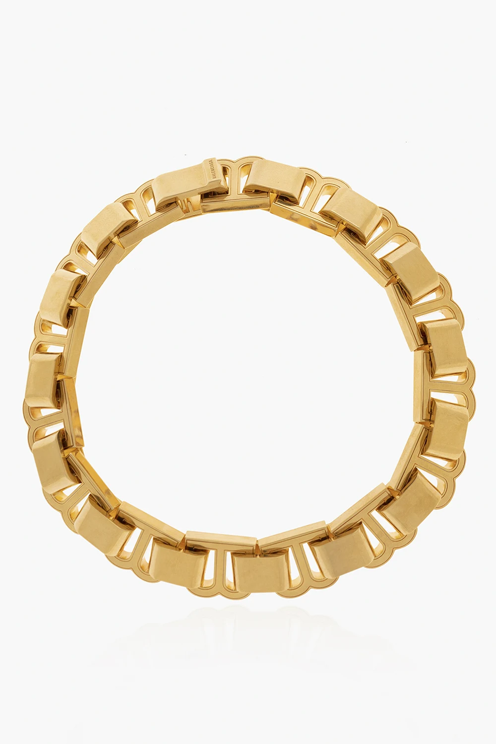 Mosiężny choker z logo