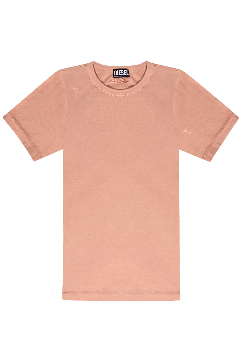 beige Patched T-shirt