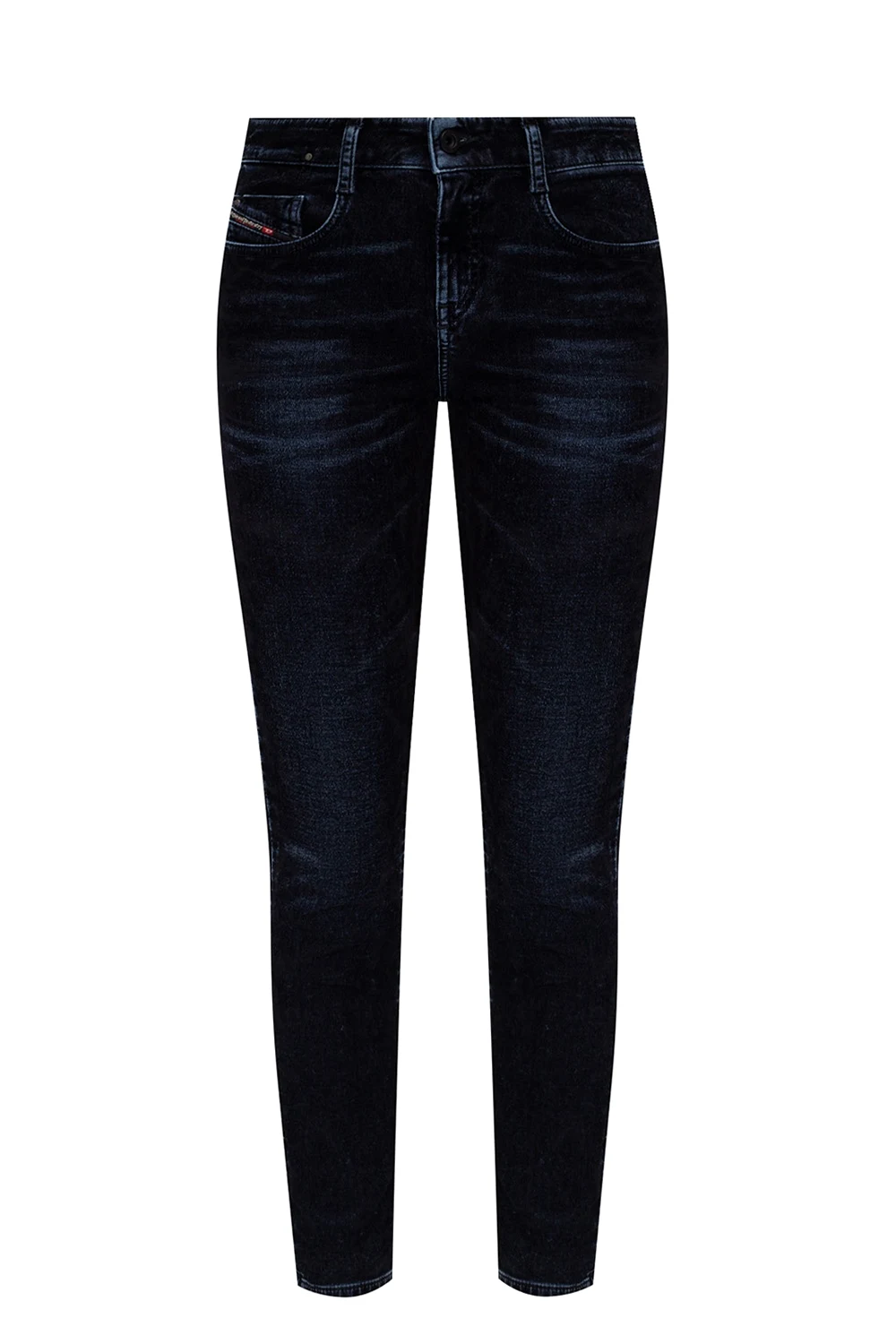 NAVY BLUE ‘D-Earlie Jogg’ velvet trousers