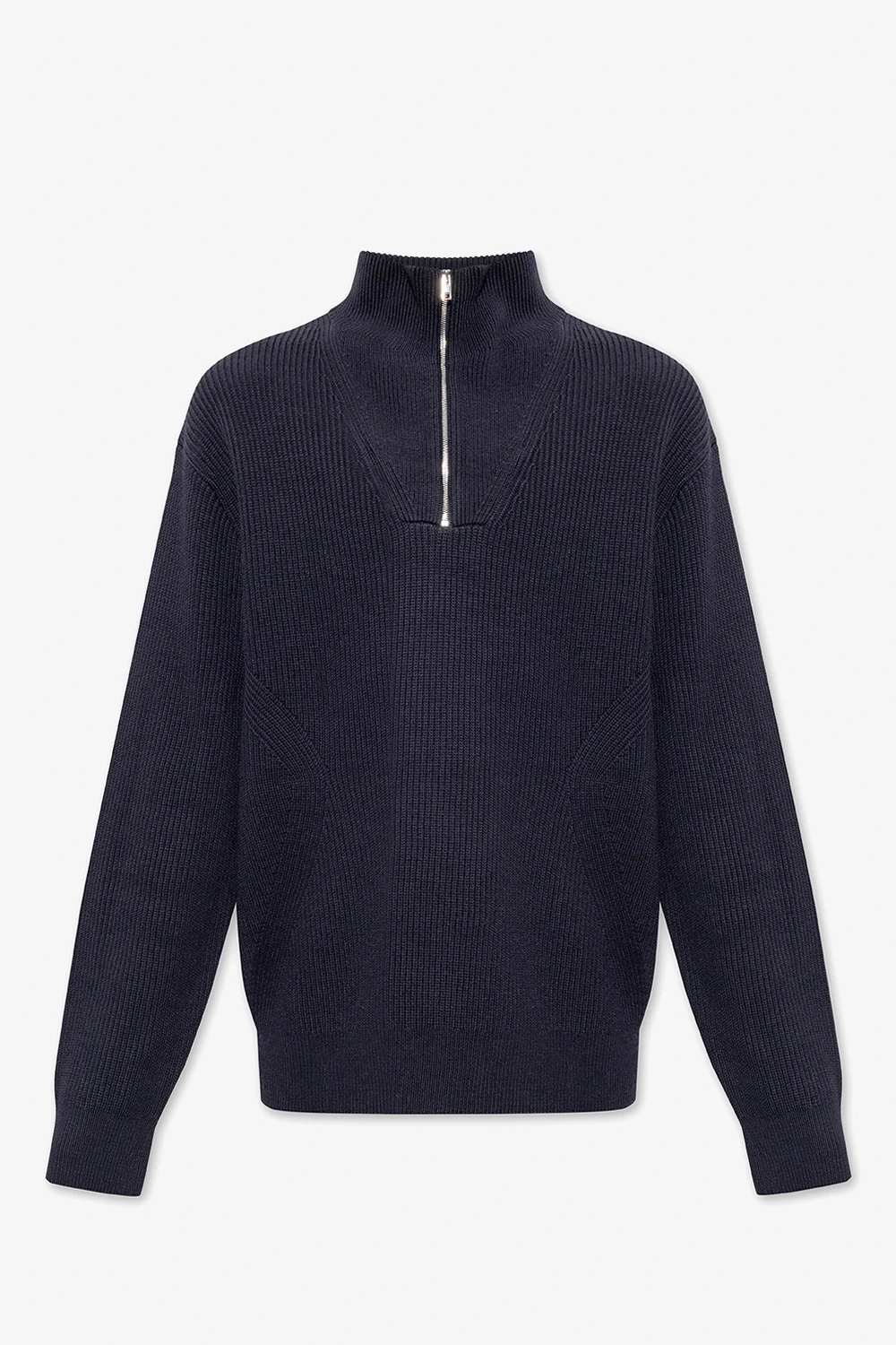 Sweater with high neck