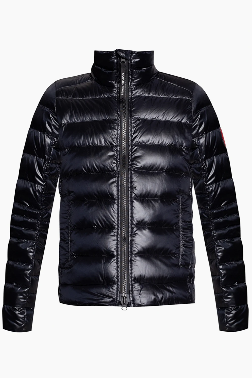 Quilted down jacket