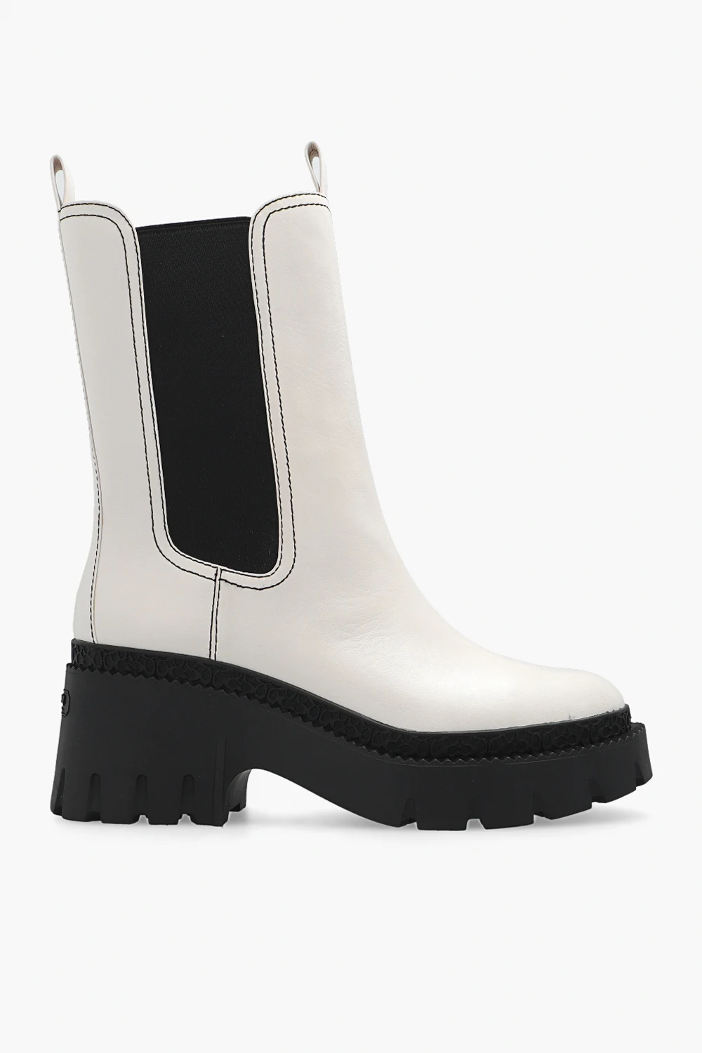 ‘Alexa’ leather ankle boots