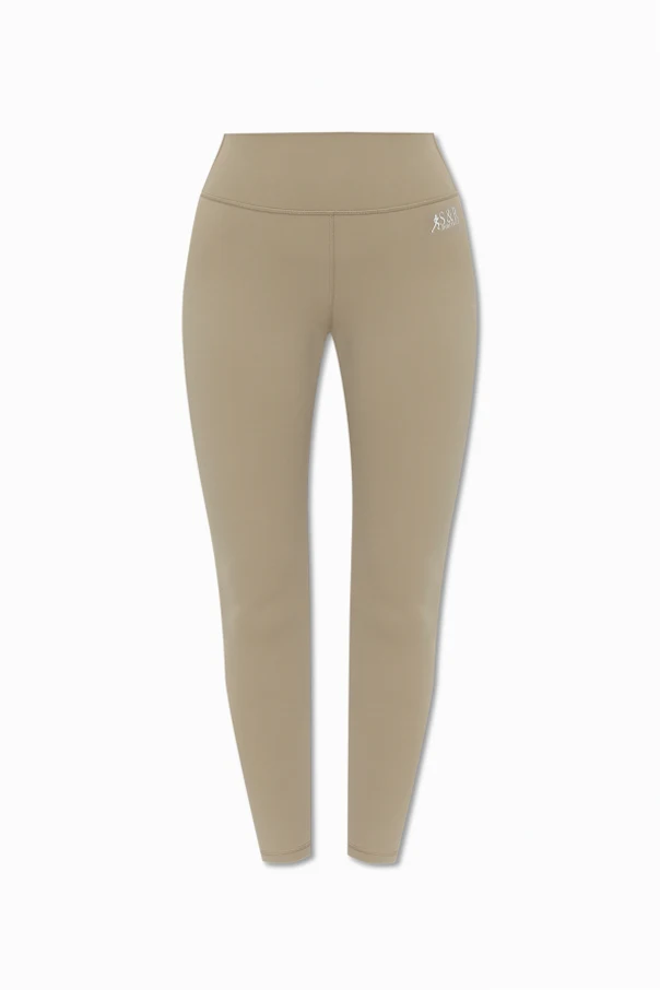 beżowy Legginsy treningowe `SR Runner`