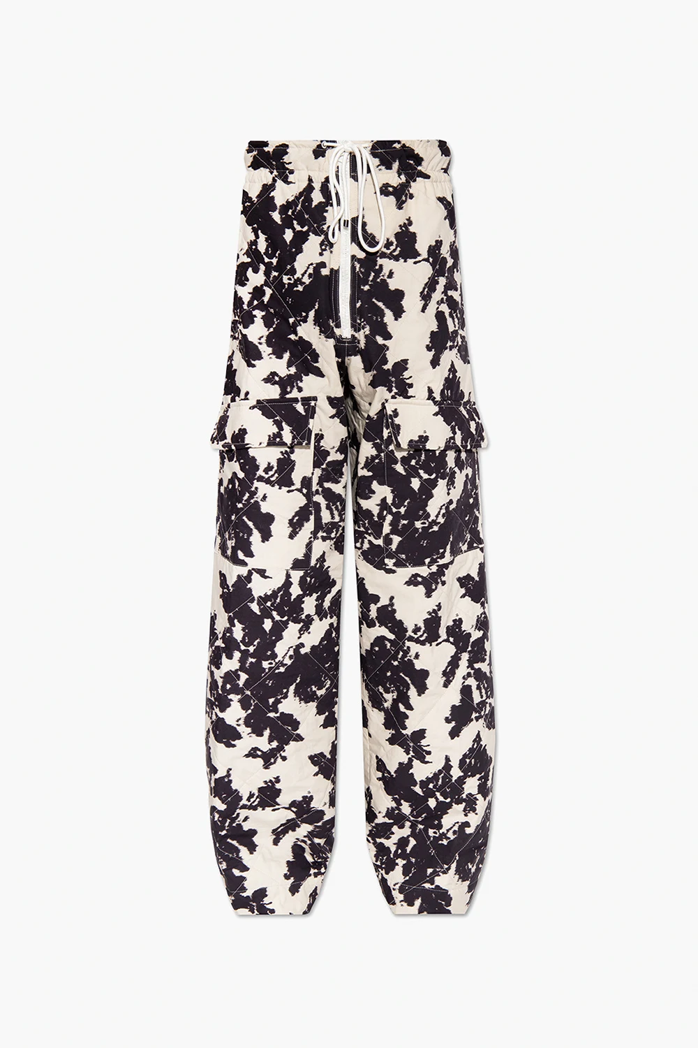 Quilted cargo trousers