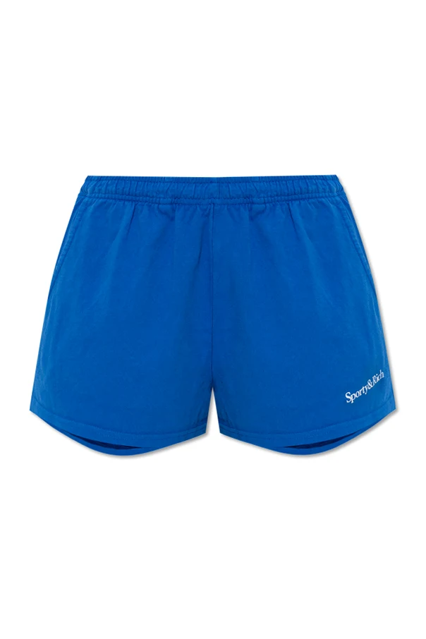 BLAU "Serif Logo Disco" Shorts