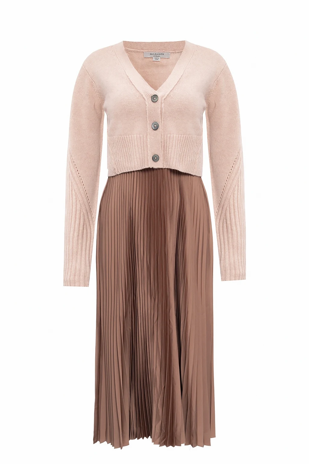PINK ‘Andrea’ dress w/ cardigan