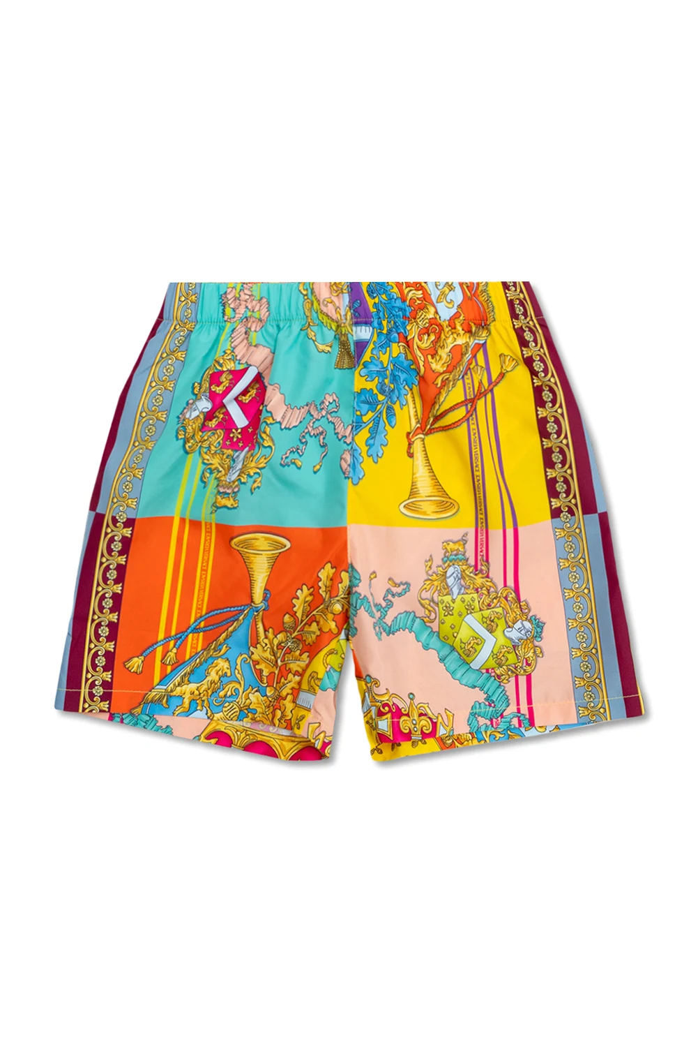 Patterned swim shorts