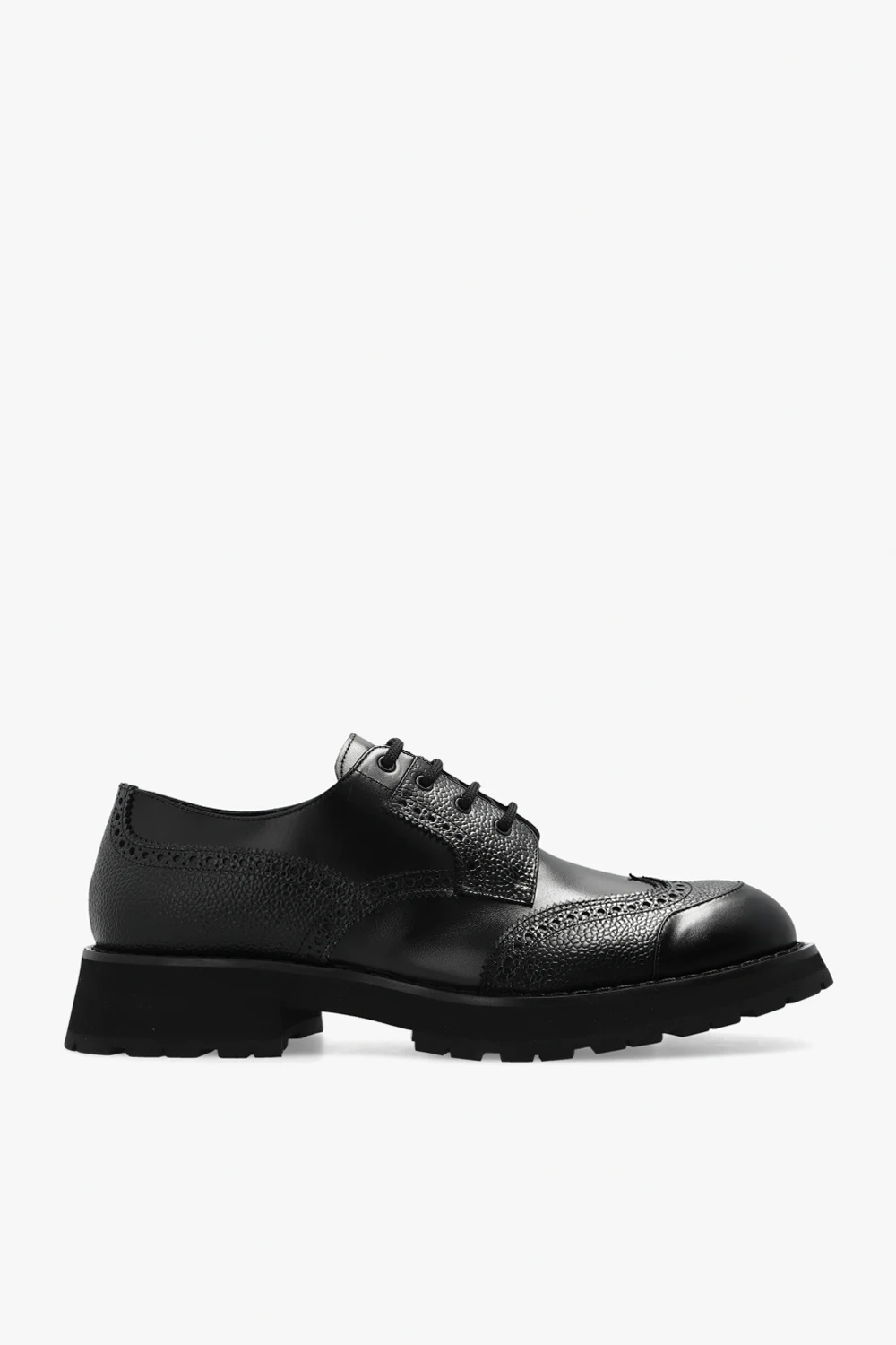 Leather derby shoes