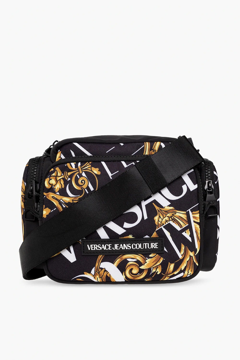 BLACK Patterned shoulder bag