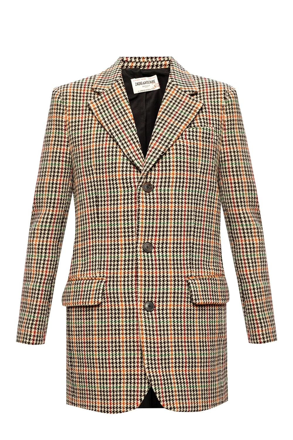 Blazer with notch lapels