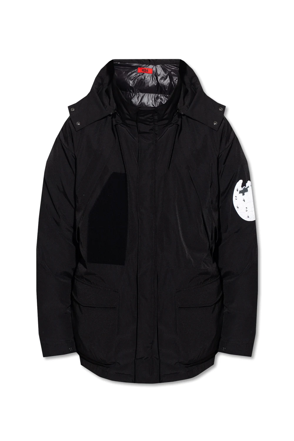 Jacket with detachable hood