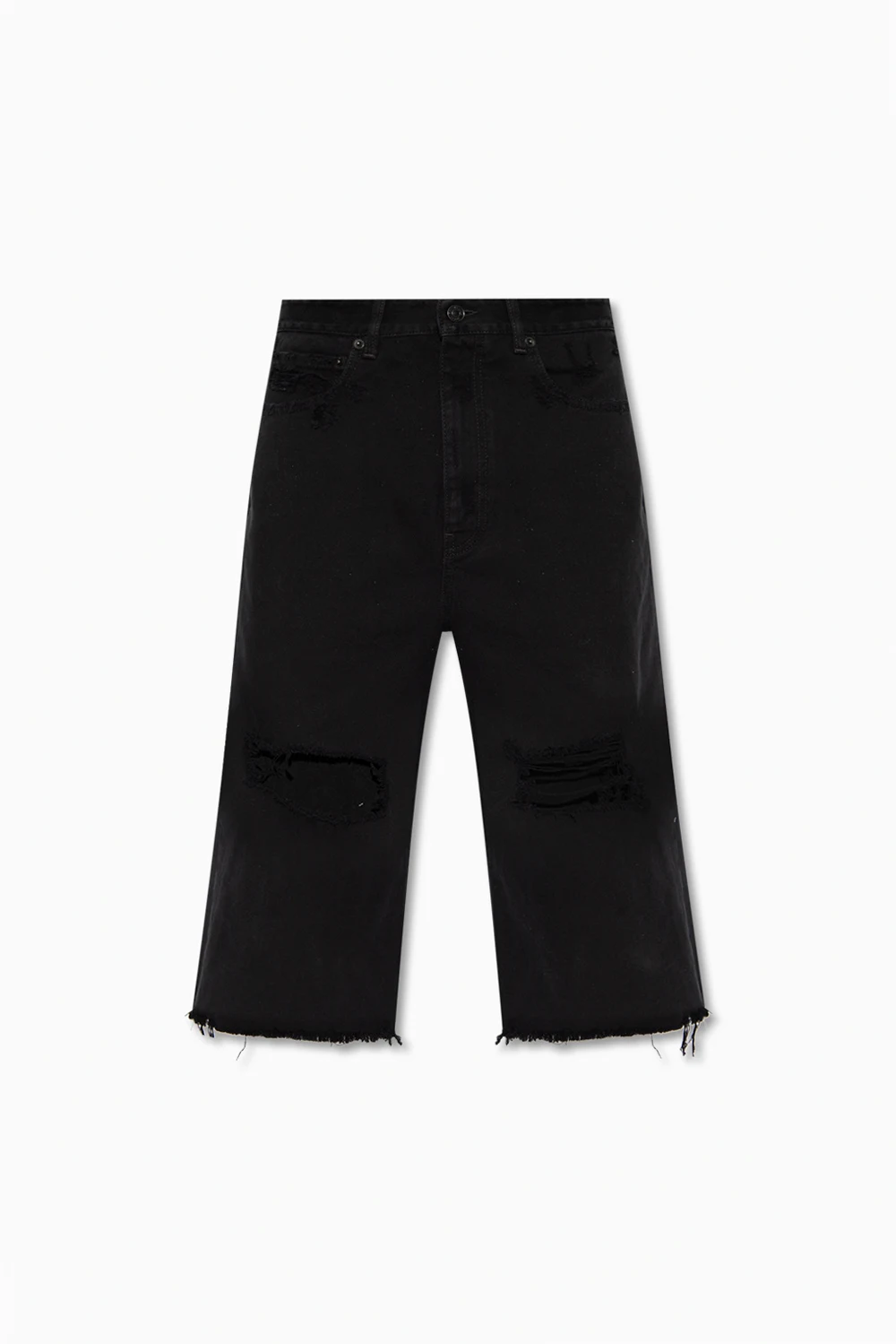 BLACK Denim shorts