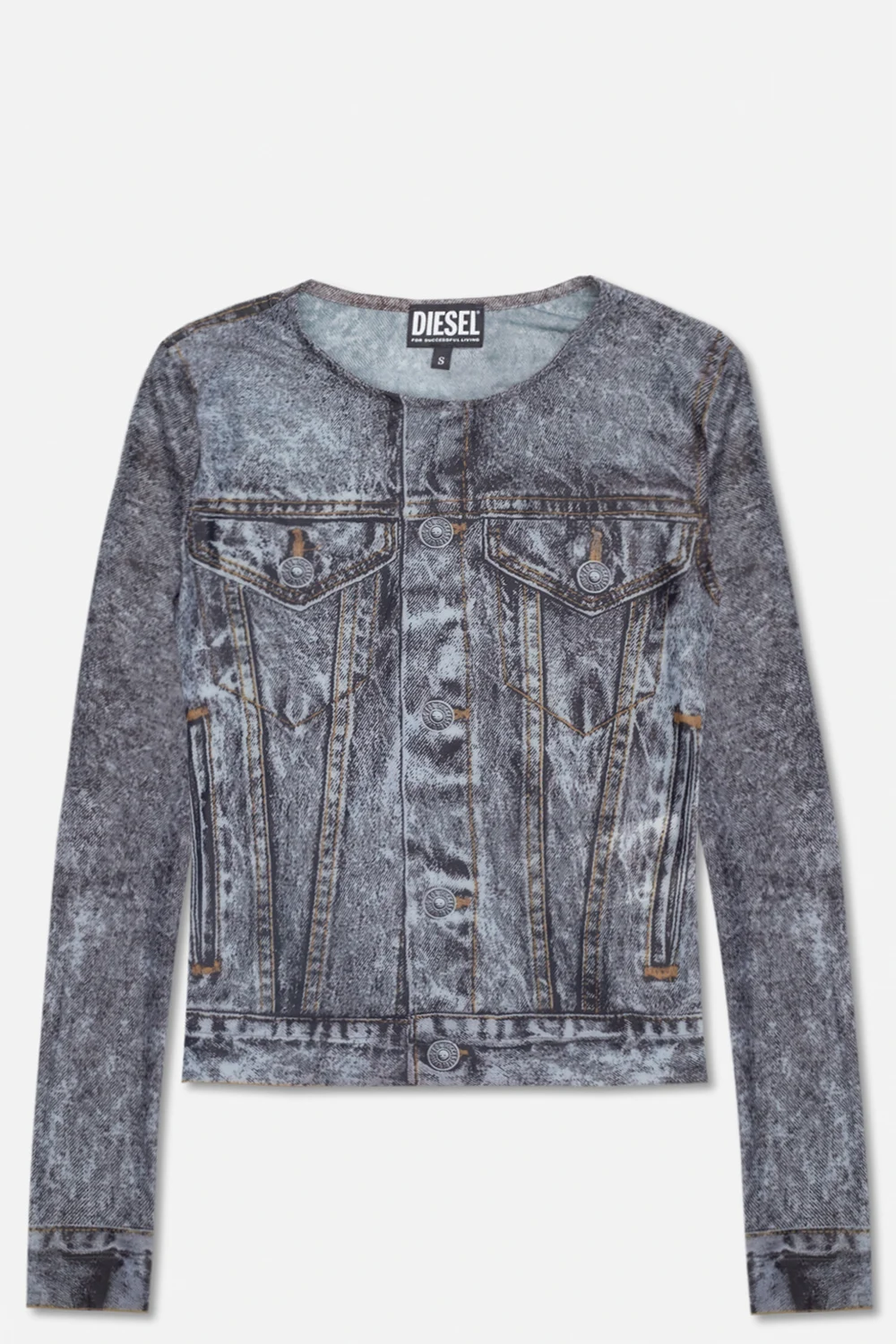 GREY ‘T-CLAU’ top