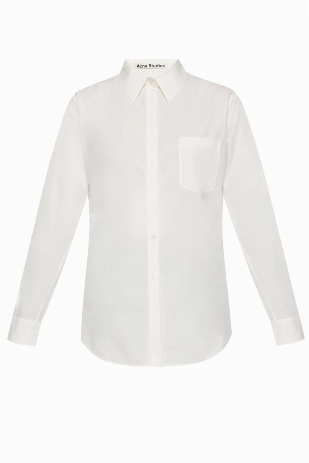Logo-embroidered shirt