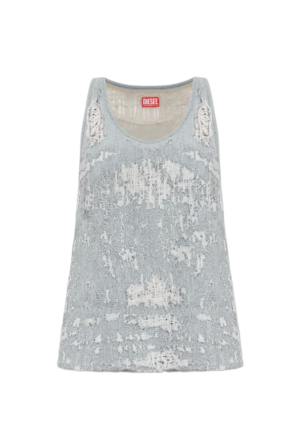 NIEBIESKI Jeansowy top `E-DALBY-FSG`