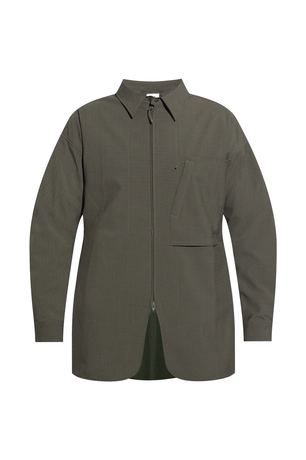 GREEN Coat with logo