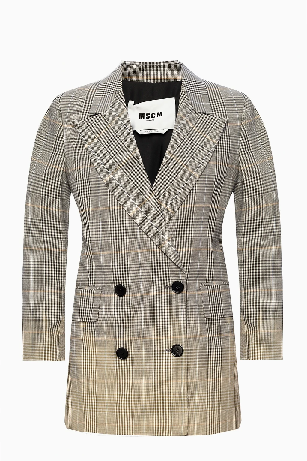 Patterned blazer with notch lapels