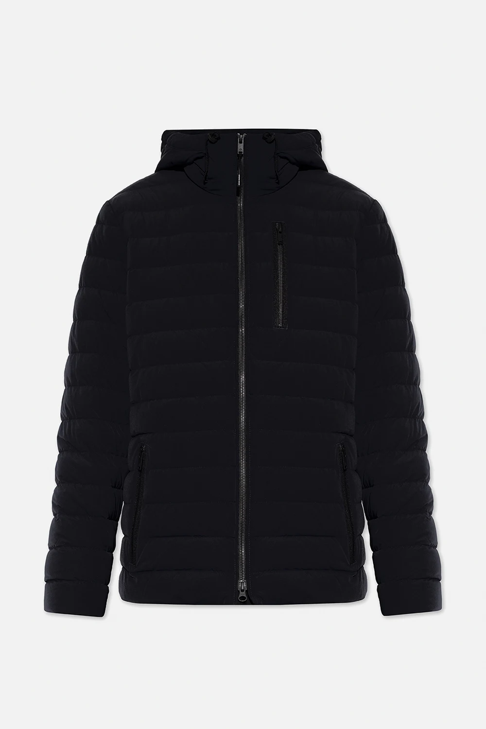 Down jacket with logo