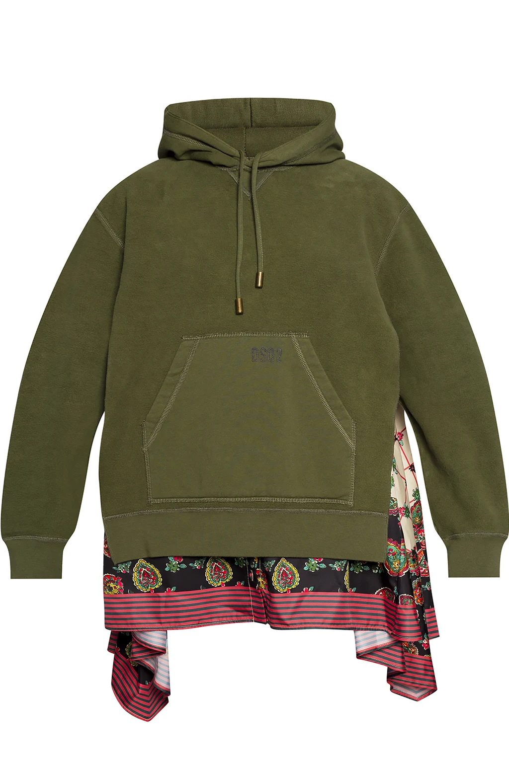 Bluza z łączonych materiałów