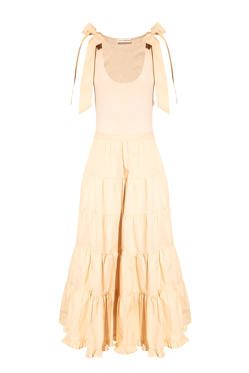 beige Sleeveless dress