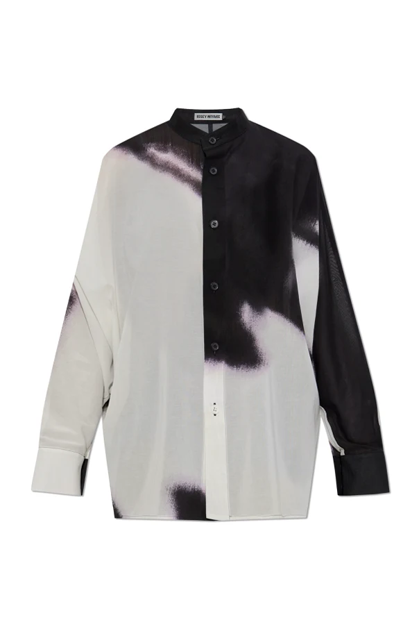 WEISS Locker geschnittenes Hemd