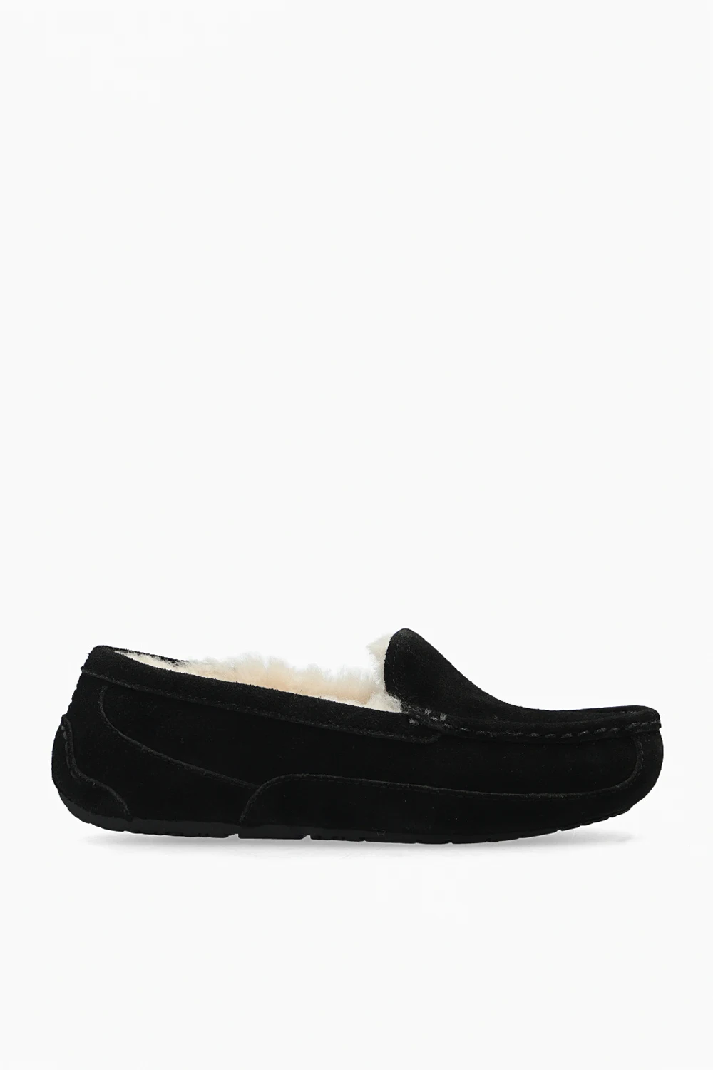 BLACK ‘Ascot’ suede loafers