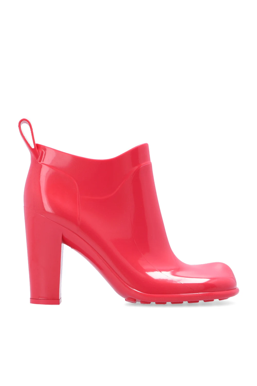 ‘Shiny’ heeled ankle boots