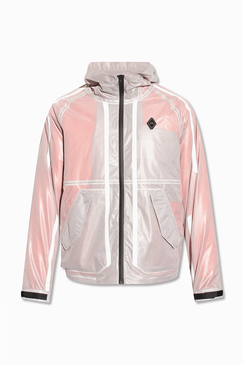 Double-layered jacket with hood