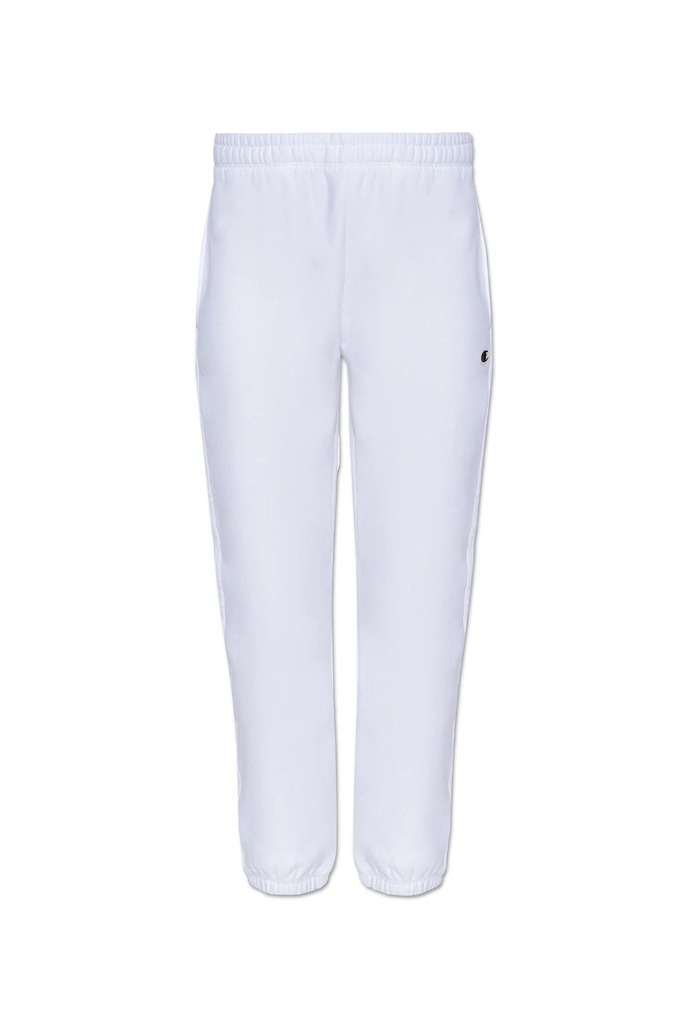 WHITE Sweatpants with logo