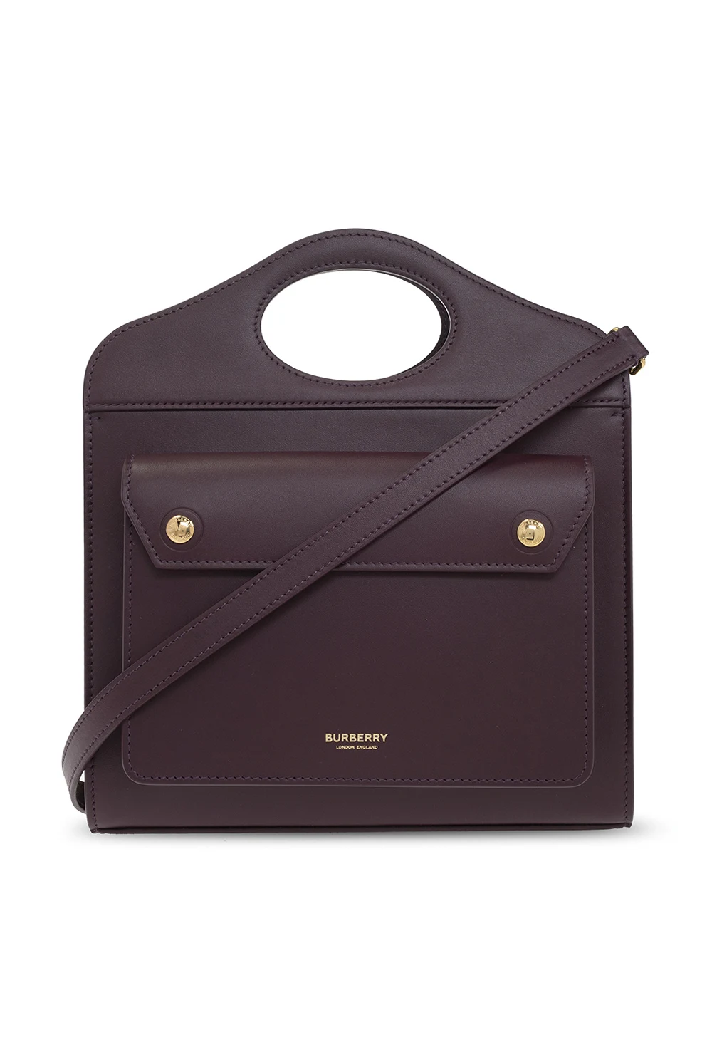 BURGUNDY ‘Mini Pocket’ handbag