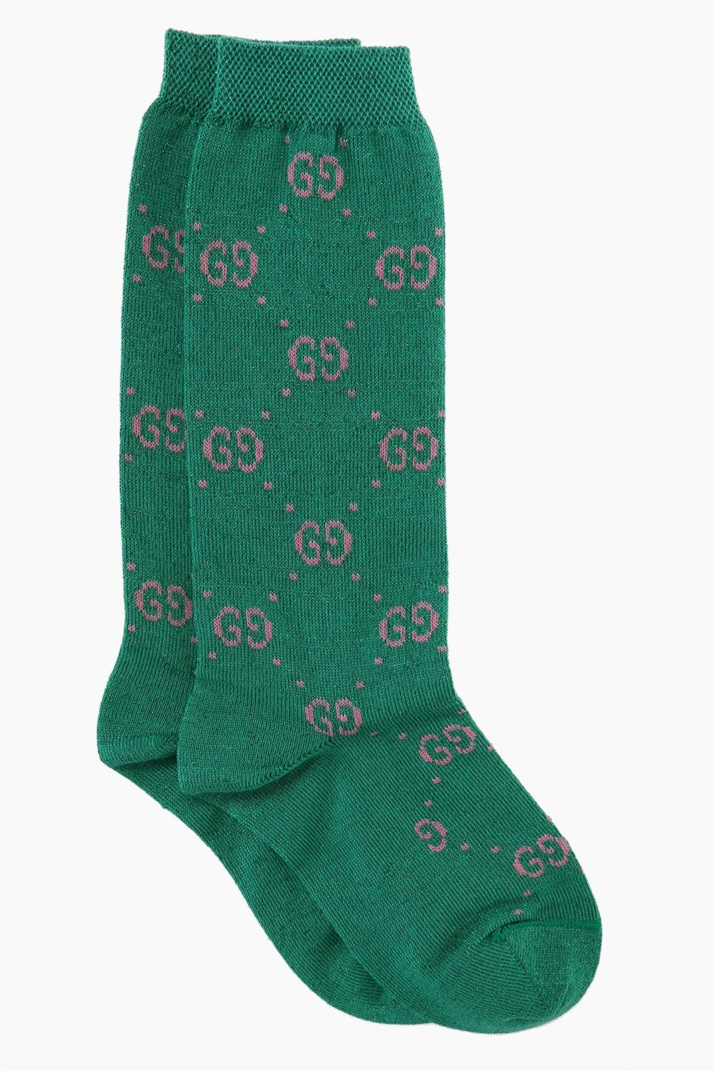 GREEN Patterned socks