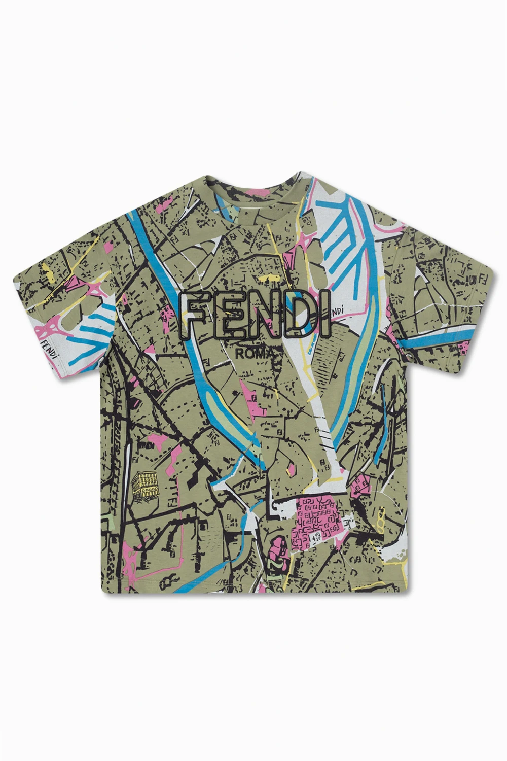 Fendi Map T-shirt