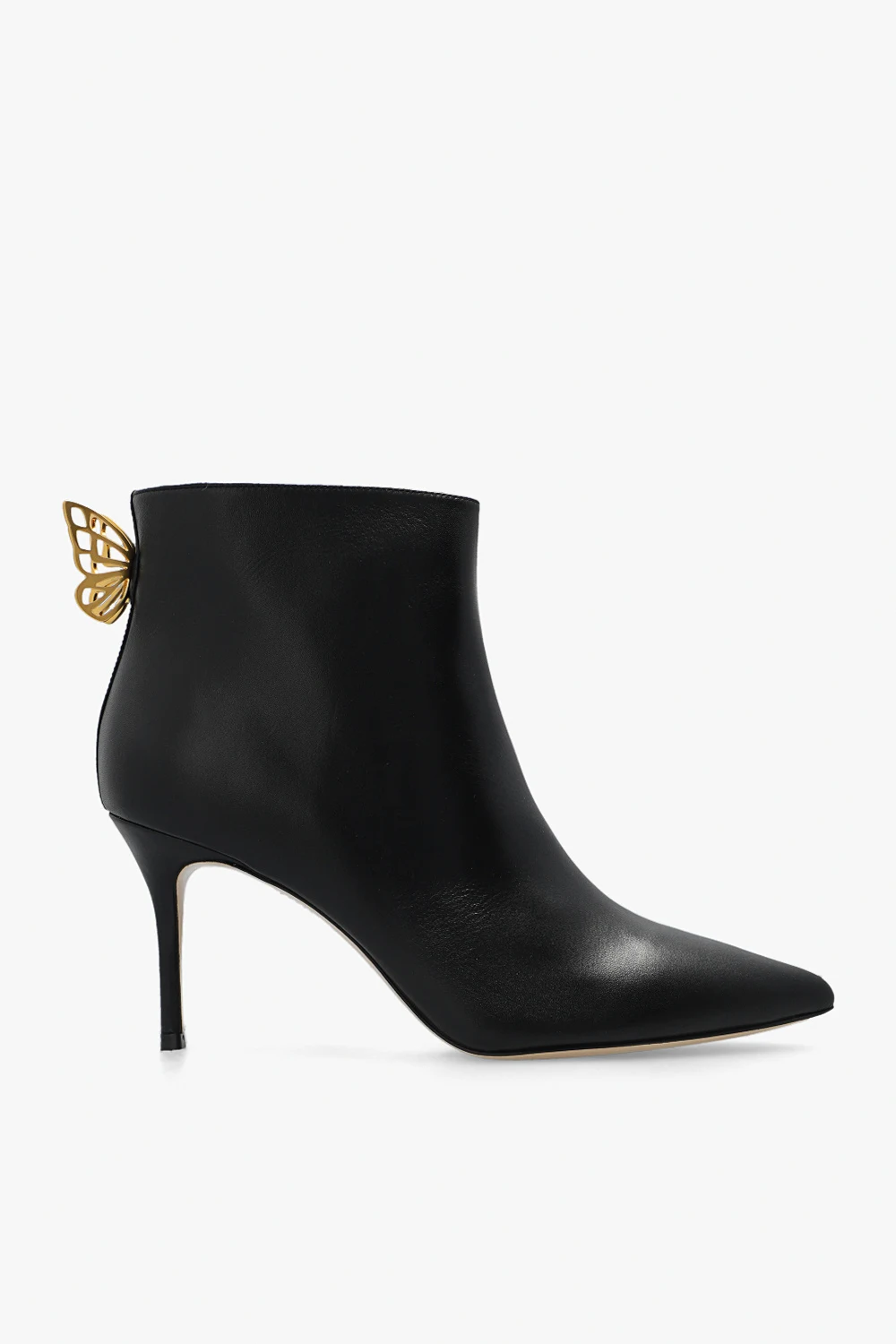 BLACK ‘Mariposa’ stiletto ankle boots
