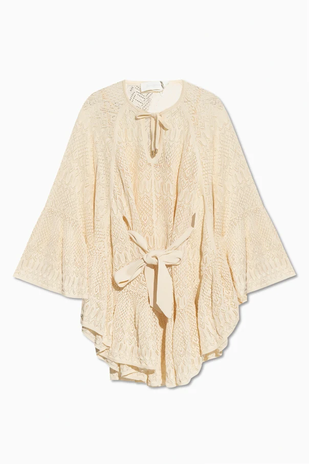 CREME Kurzes Oversize-Kleid