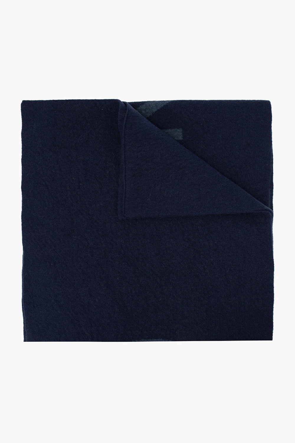 Reversible wool scarf