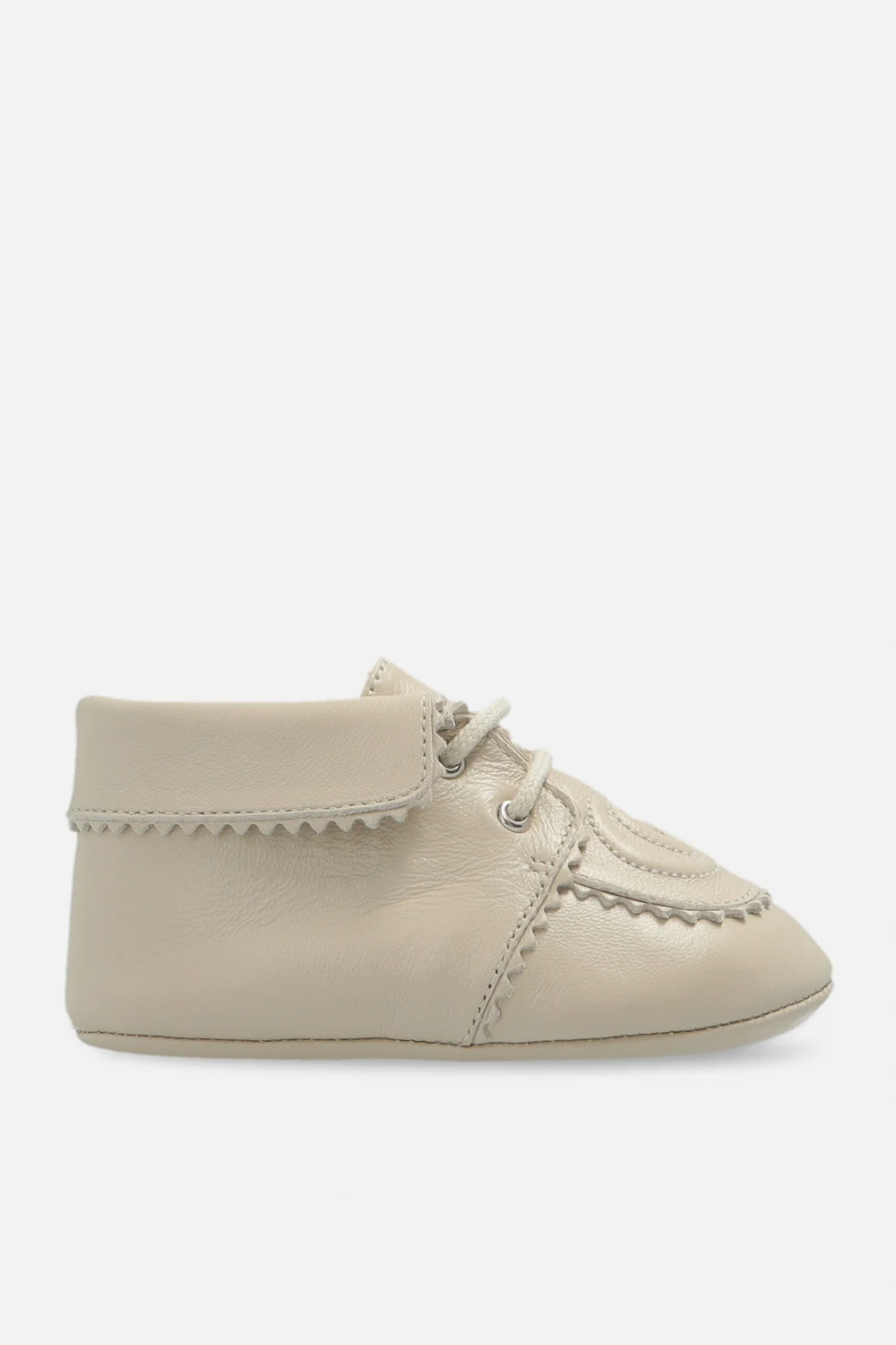 cream Leather moccasins