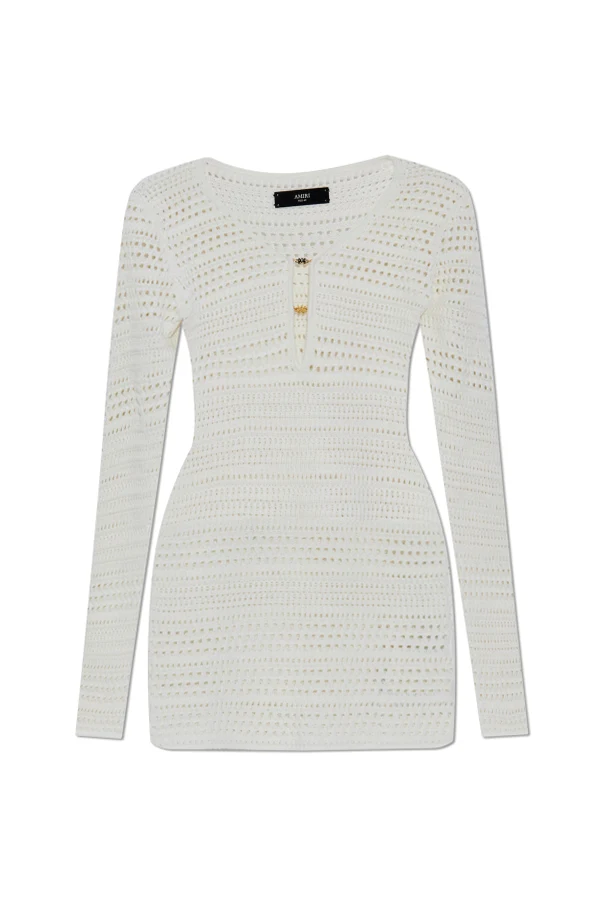 WEISS Geflochtenes Kleid
