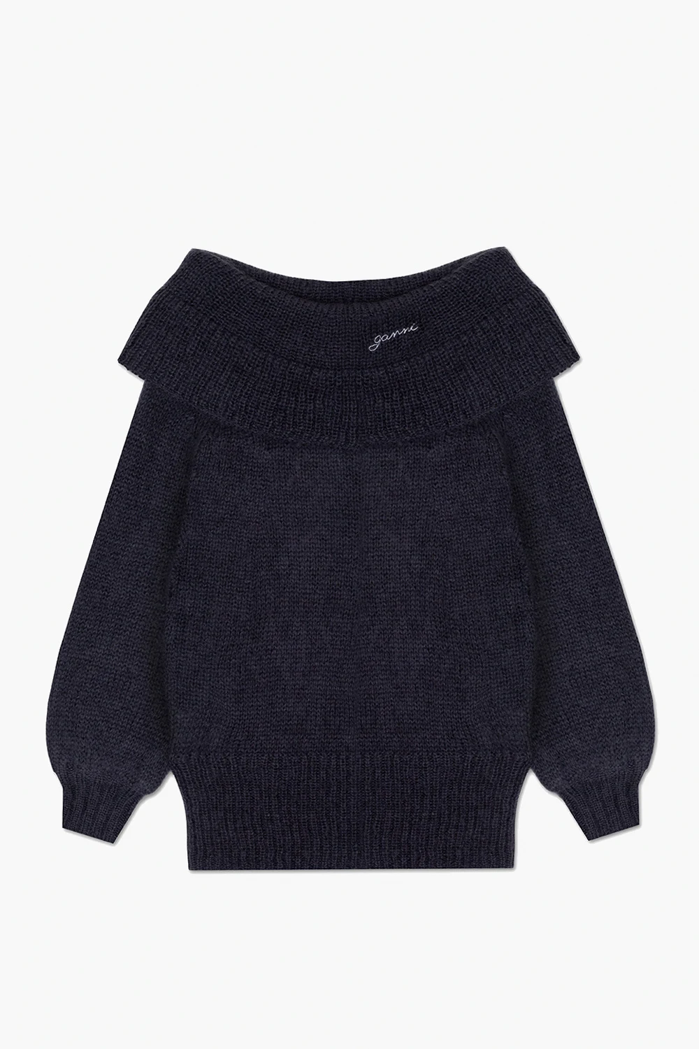 Loose-fitting turtleneck sweater