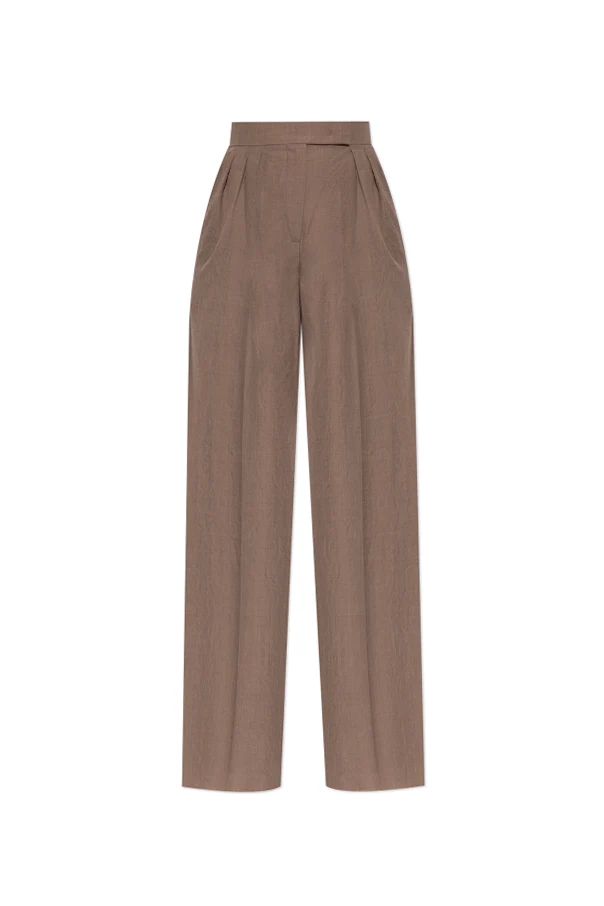 BRAUN Hose „Teruel“ mit Knittereffekt