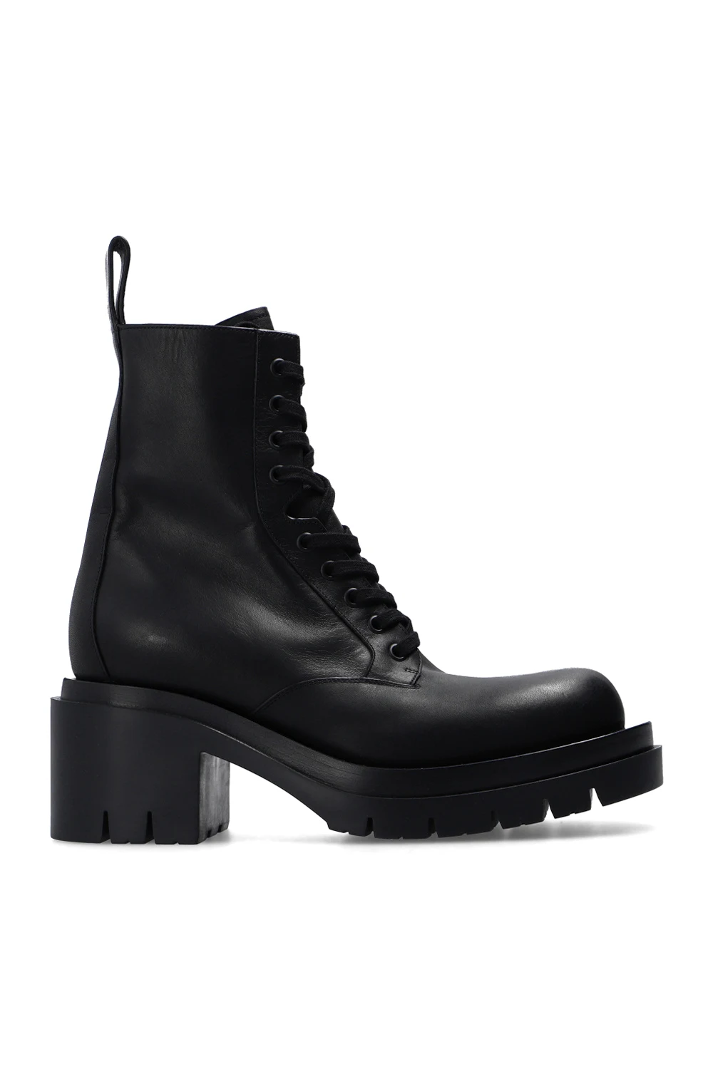 Lace-up platform boots