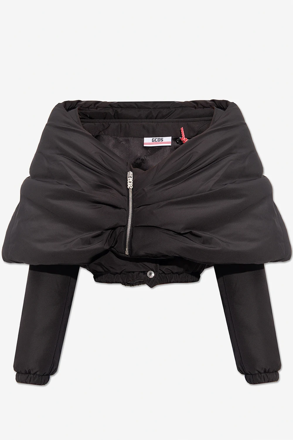 Jacket with detachable scarf