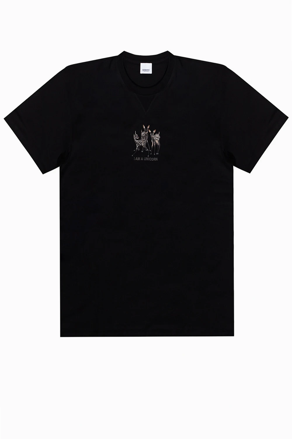 T-shirt z wyszytym wzorem