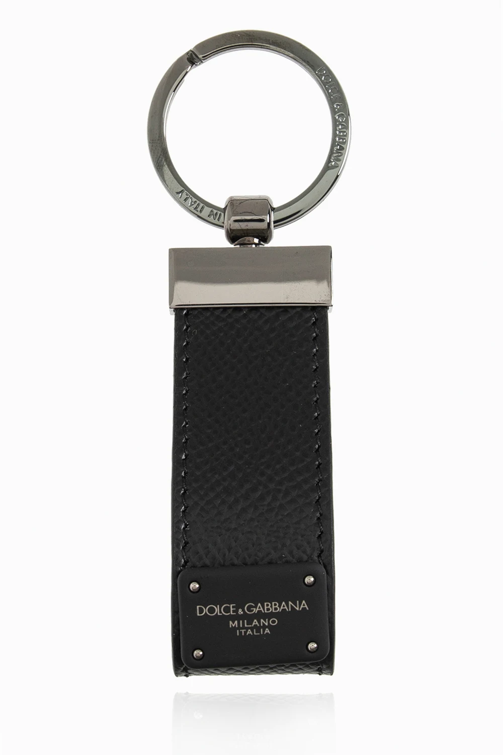 BLACK Keyring with logo