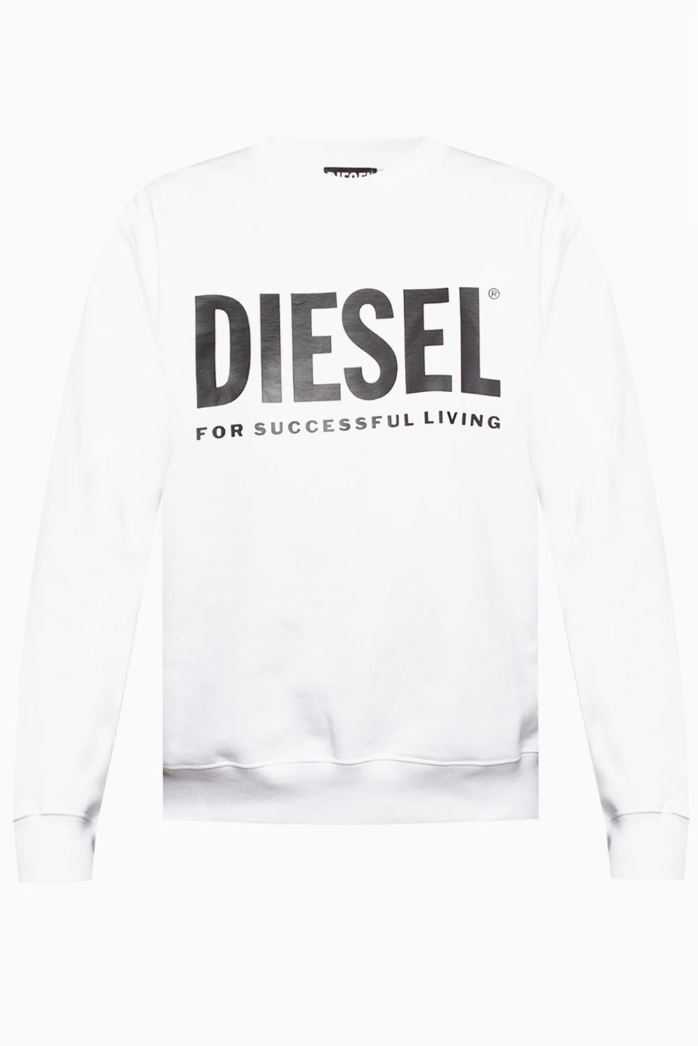 WHITE Logo-printed sweatshirt