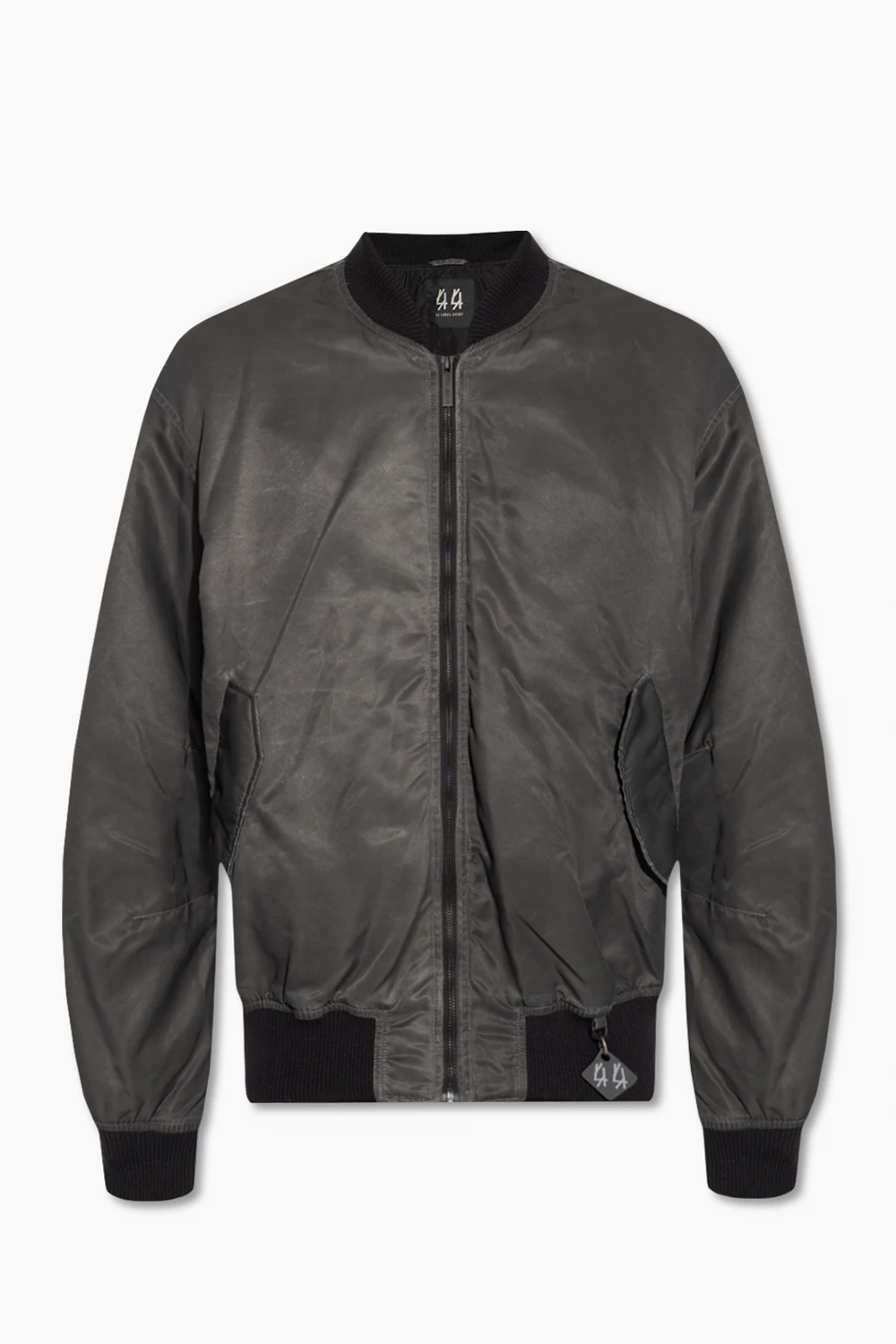 GREY Bomber jacket with logo