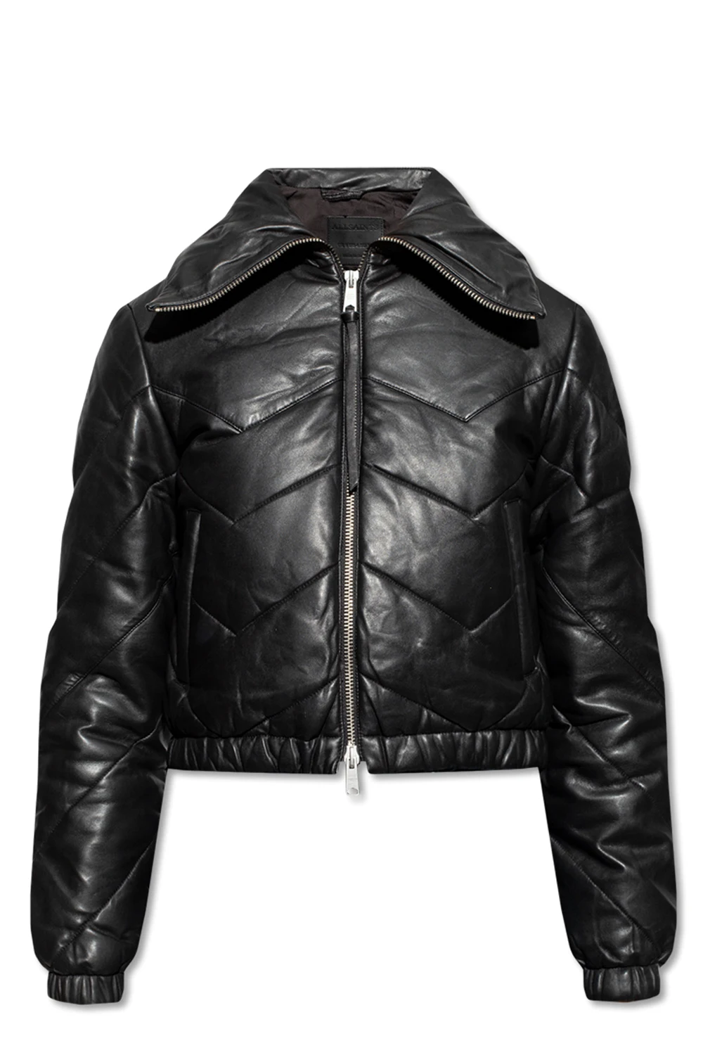 BLACK ‘Paislee’ leather jacket