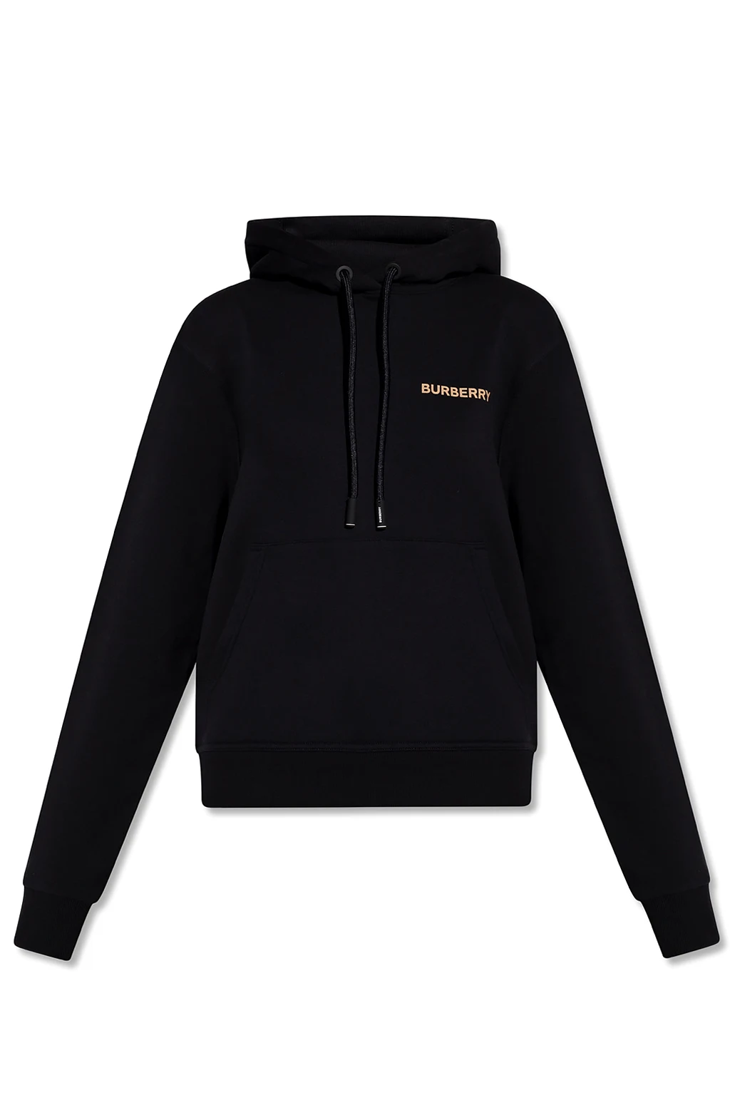 BLACK Hoodie with animal motif