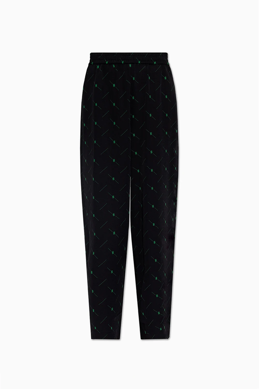 BLACK ‘HanniGZ’ trousers with monogram