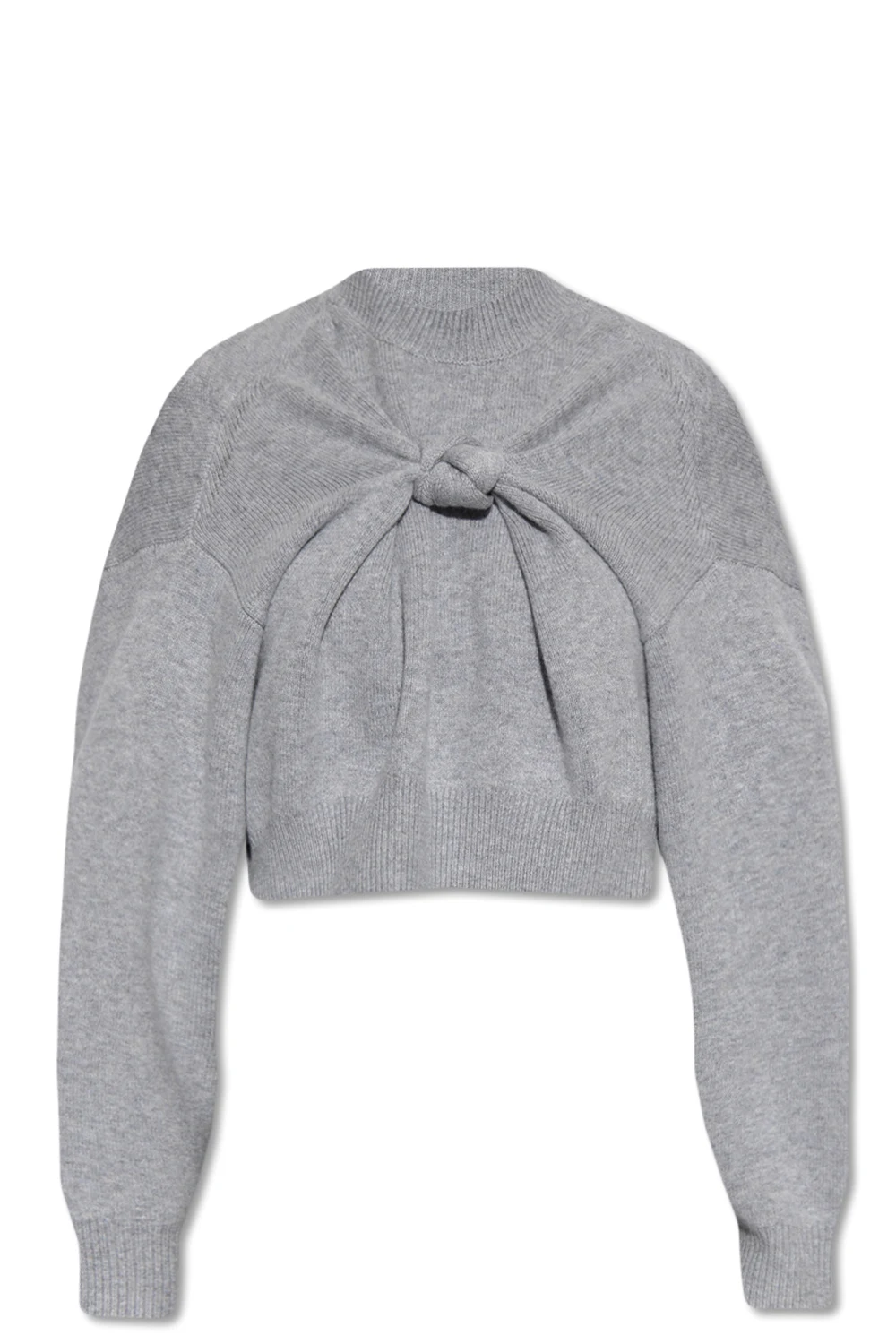 Sweter z ozdobnym węzłem